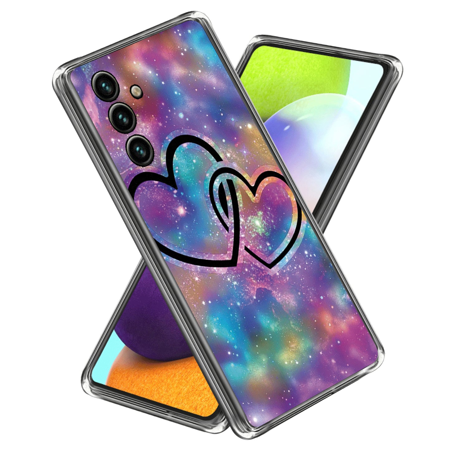 Slim Case for Samsung Galaxy A54 5G TPU Phone Case Pattern Printing IMD Protective Cover
