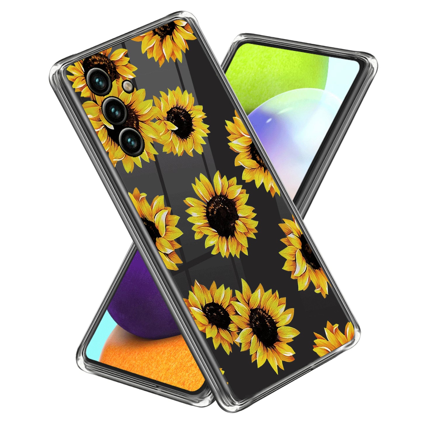 Slim Case for Samsung Galaxy A54 5G TPU Phone Case Pattern Printing IMD Protective Cover