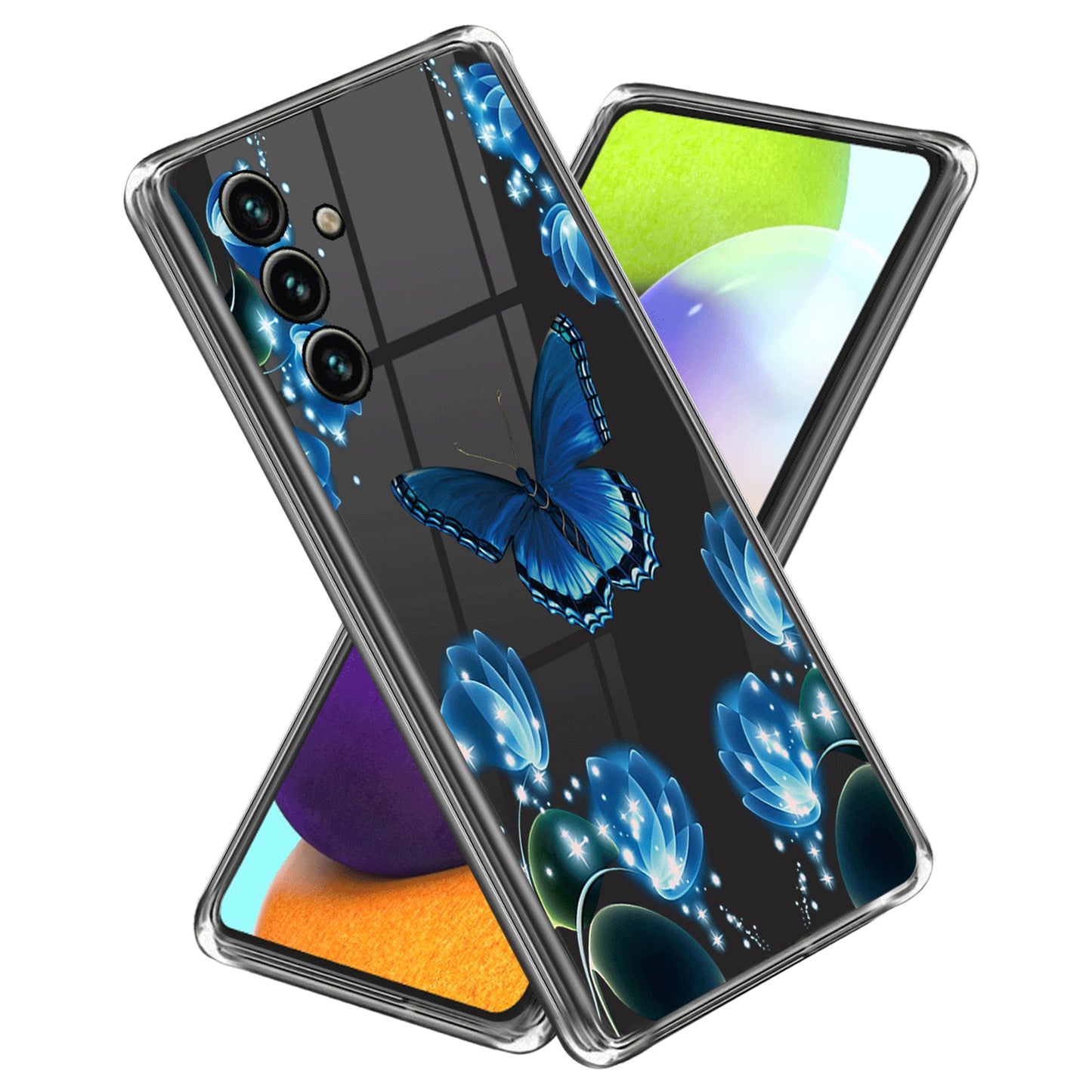 Slim Case for Samsung Galaxy A54 5G TPU Phone Case Pattern Printing IMD Protective Cover