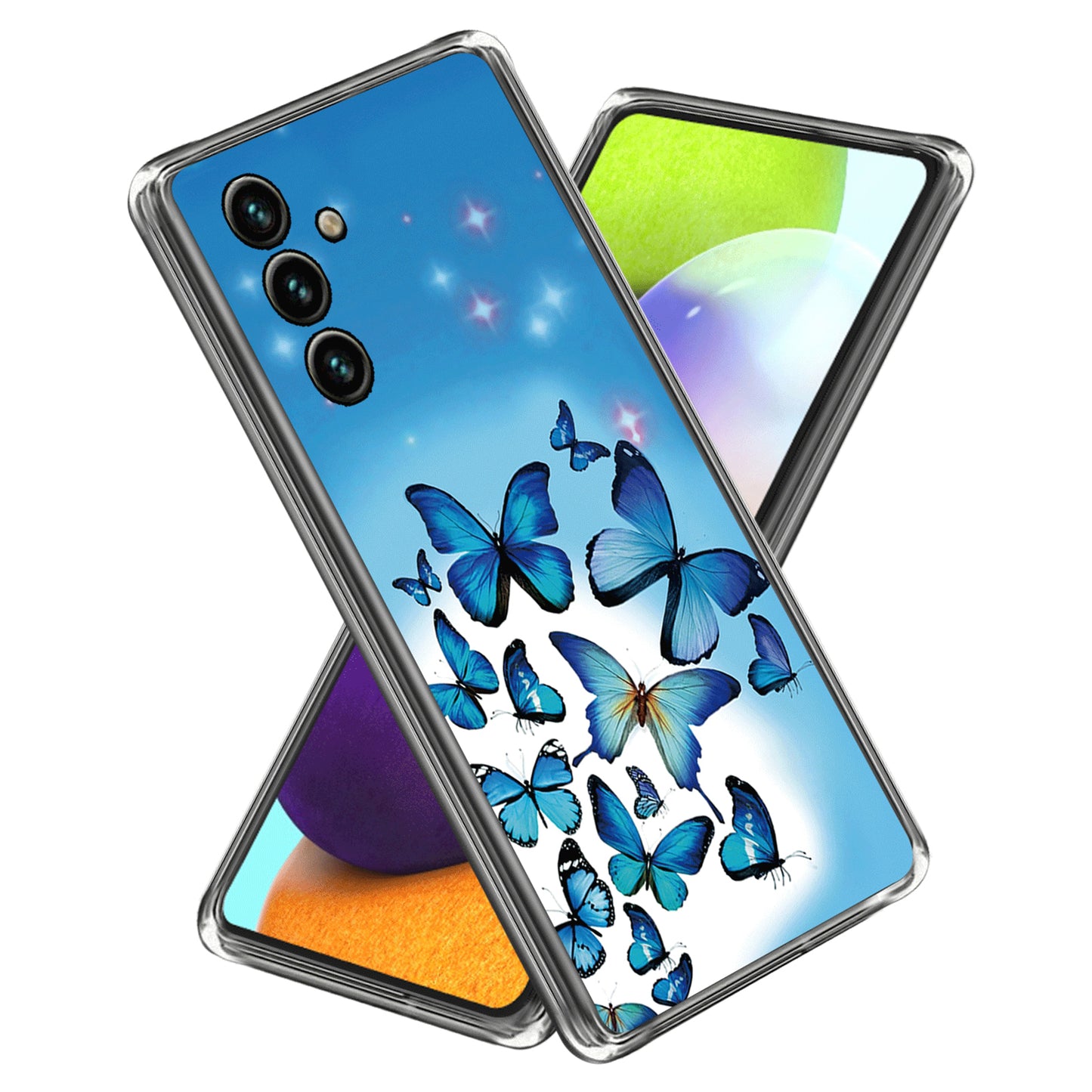 Slim Case for Samsung Galaxy A54 5G TPU Phone Case Pattern Printing IMD Protective Cover