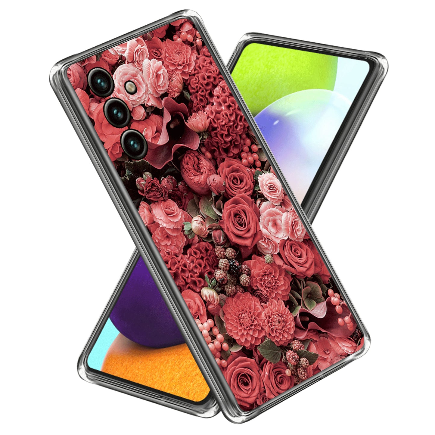 Slim Case for Samsung Galaxy A54 5G TPU Phone Case Pattern Printing IMD Protective Cover