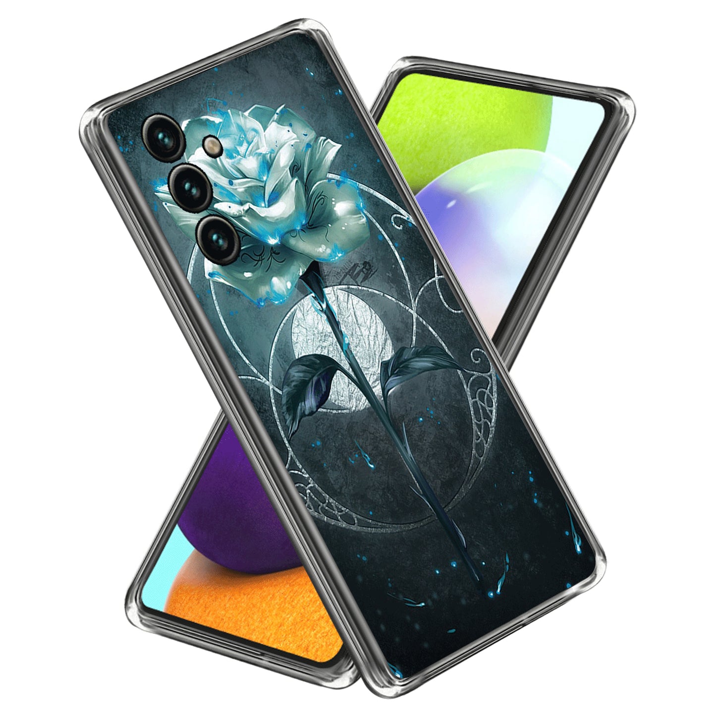 Soft TPU Case for Samsung Galaxy A54 5G Shockproof Cover Pattern Printing IMD Phone Case