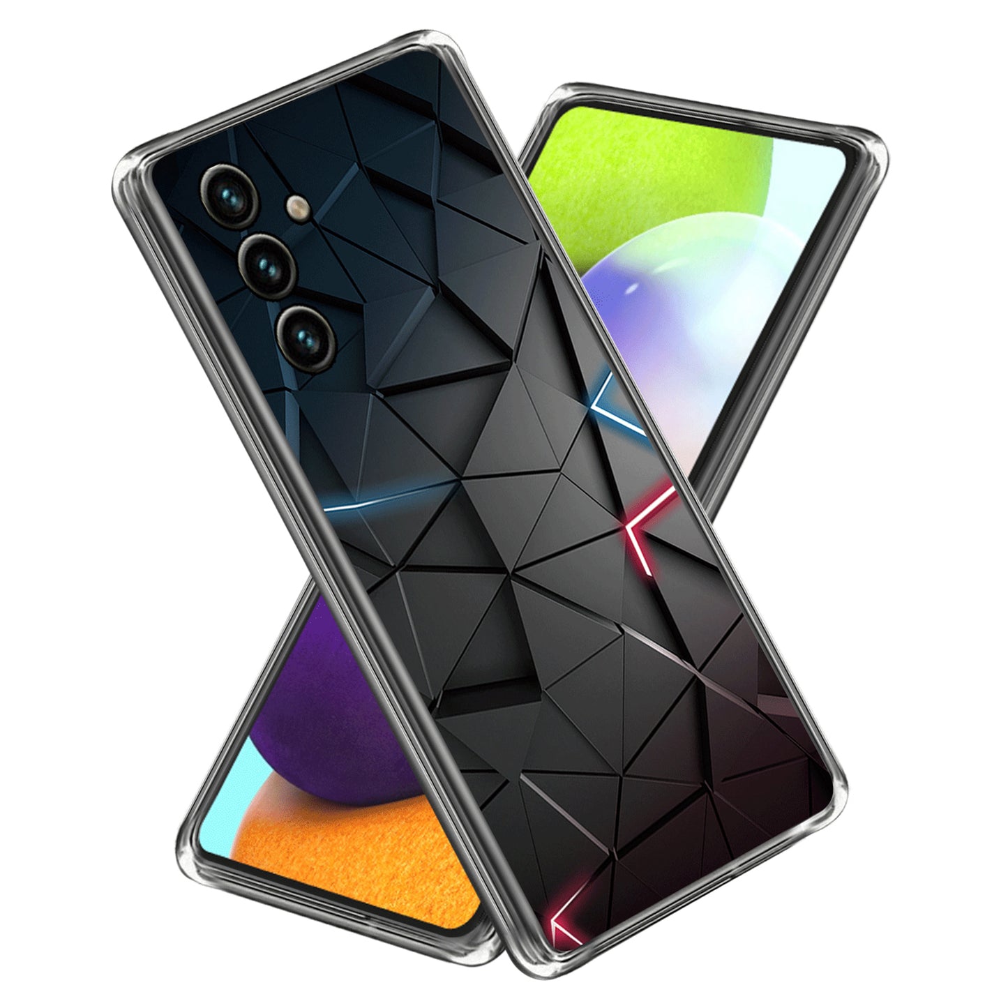 Soft TPU Case for Samsung Galaxy A54 5G Shockproof Cover Pattern Printing IMD Phone Case