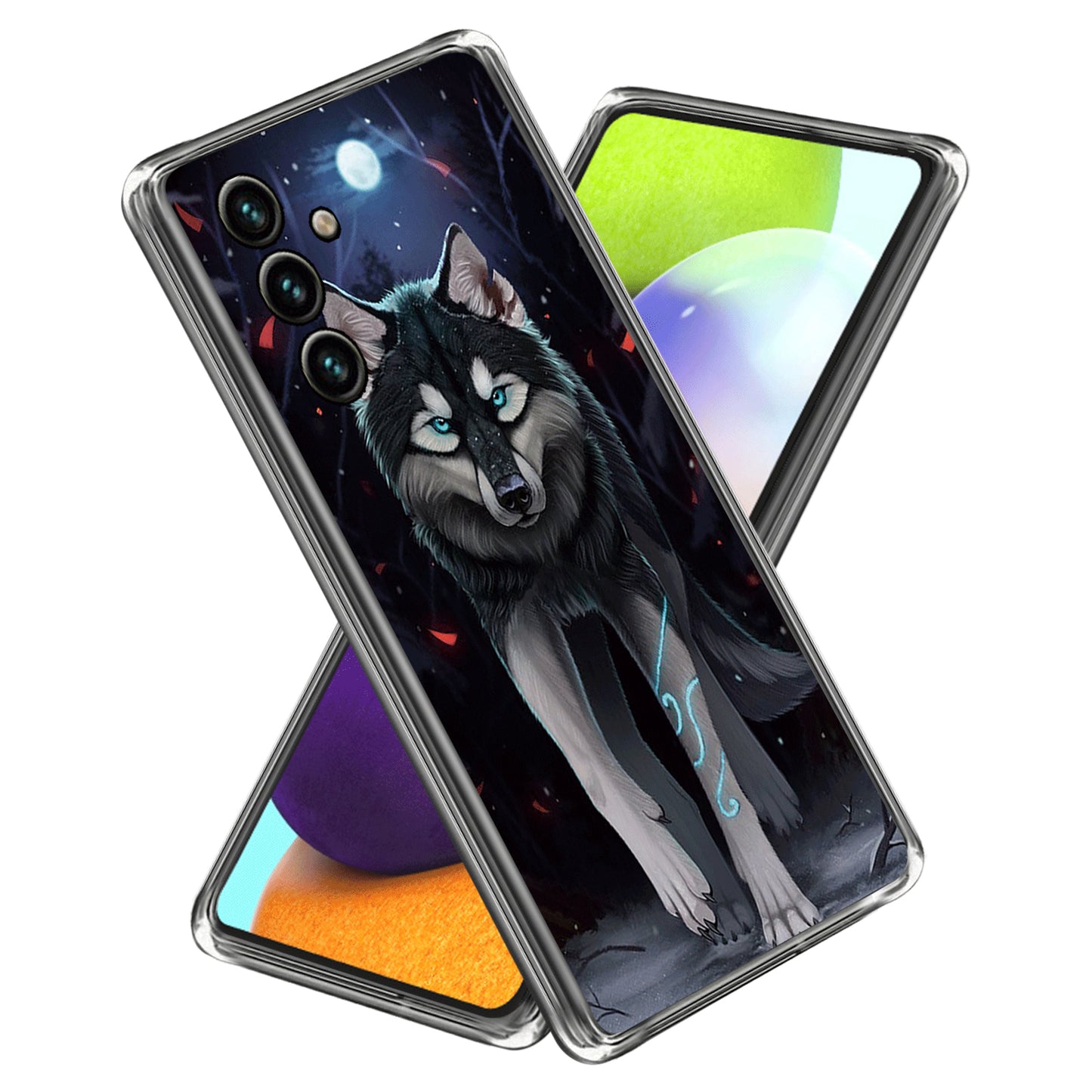For Samsung Galaxy A54 5G Slim Phone Case Pattern Printing IMD TPU Back Cover