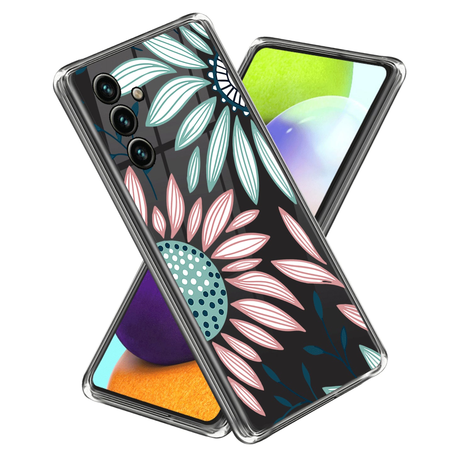 For Samsung Galaxy A54 5G Phone Case Shockproof Case Anti-Scratch IMD Pattern Printing TPU Cover