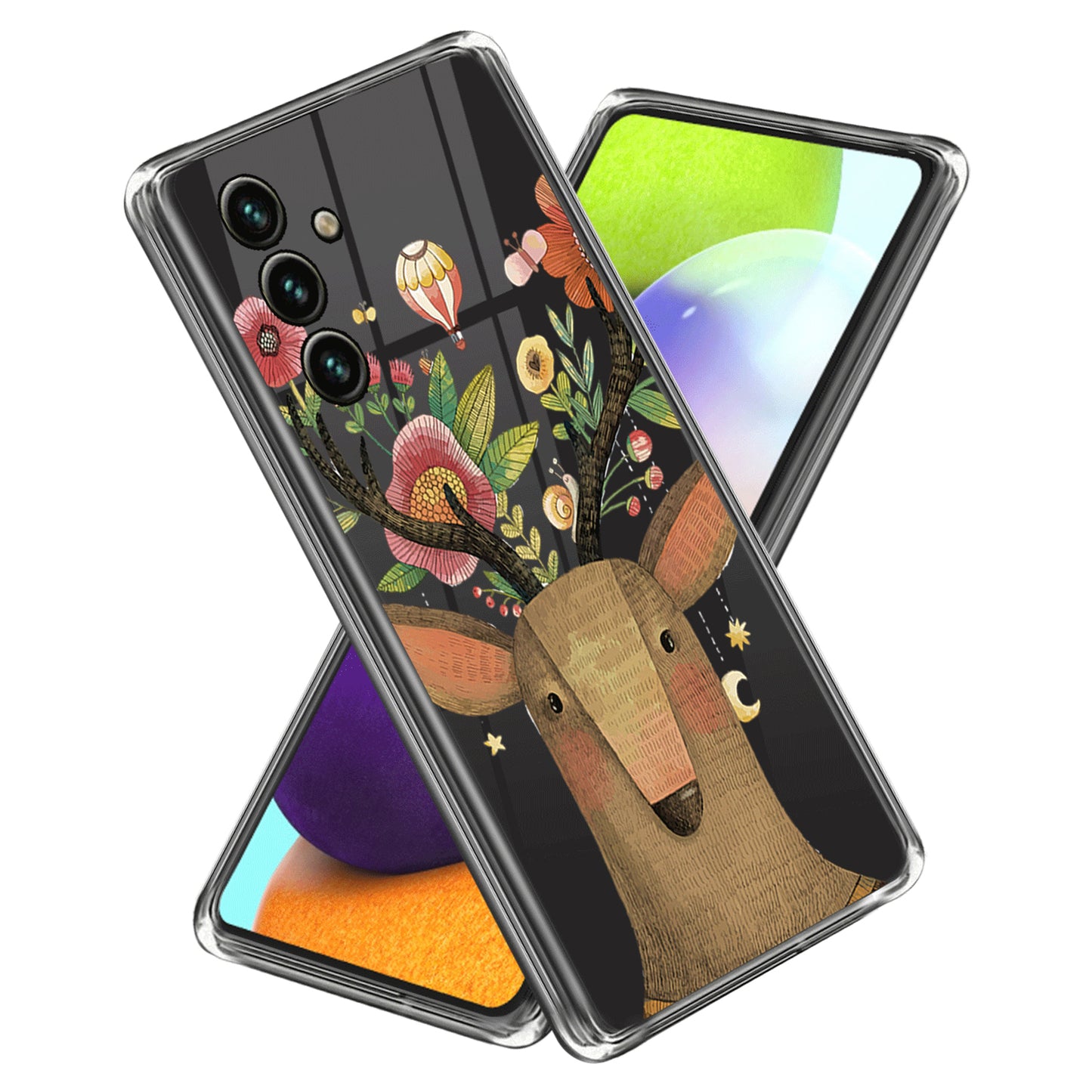 Soft TPU Case for Samsung Galaxy A54 5G Pattern Printing IMD Slim Case Anti-Drop Phone Cover