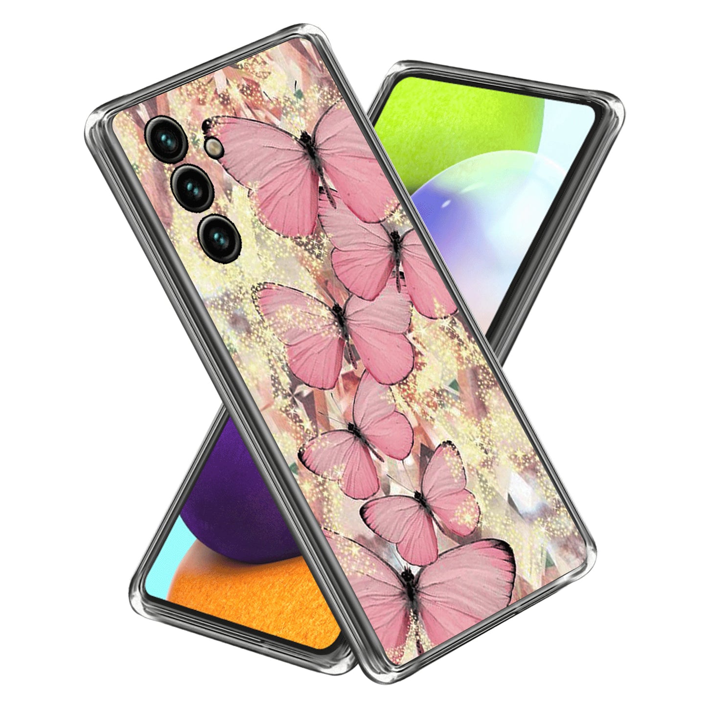 For Samsung Galaxy A34 Phone Case Pattern Printing IMD Shockproof Case Soft TPU Cover