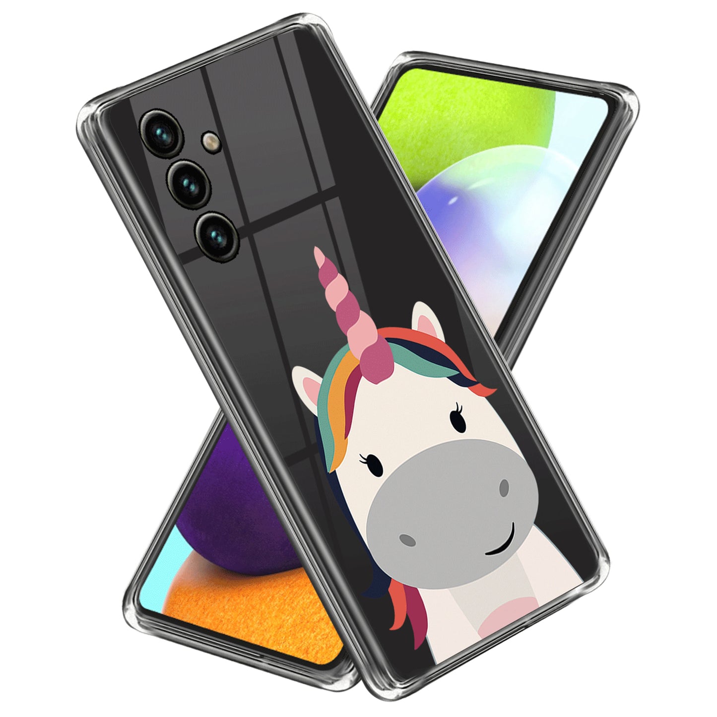 For Samsung Galaxy A54 5G Slim Phone Case Scratch Resistant Pattern Printing IMD TPU Phone Cover