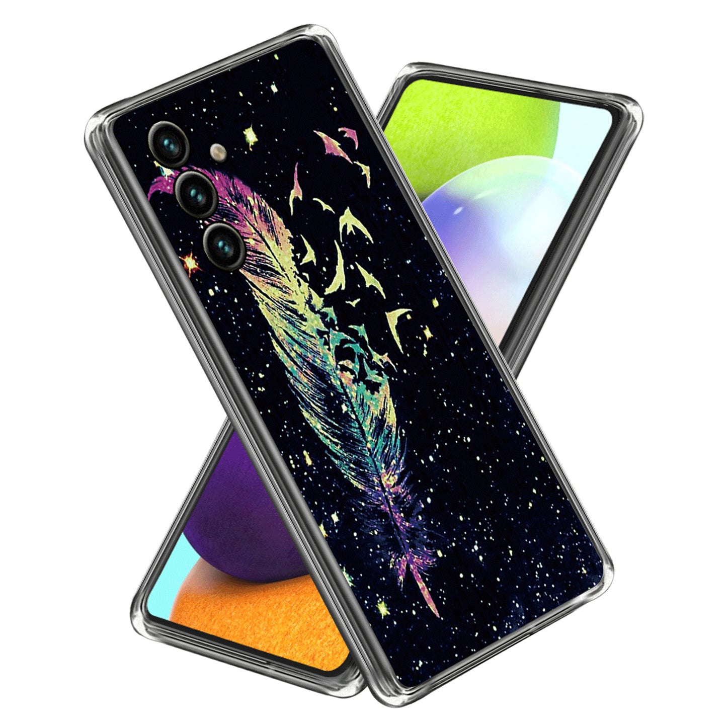 Protective Case for Samsung Galaxy A34 5G Slim Phone Case Pattern Printing IMD TPU Cover
