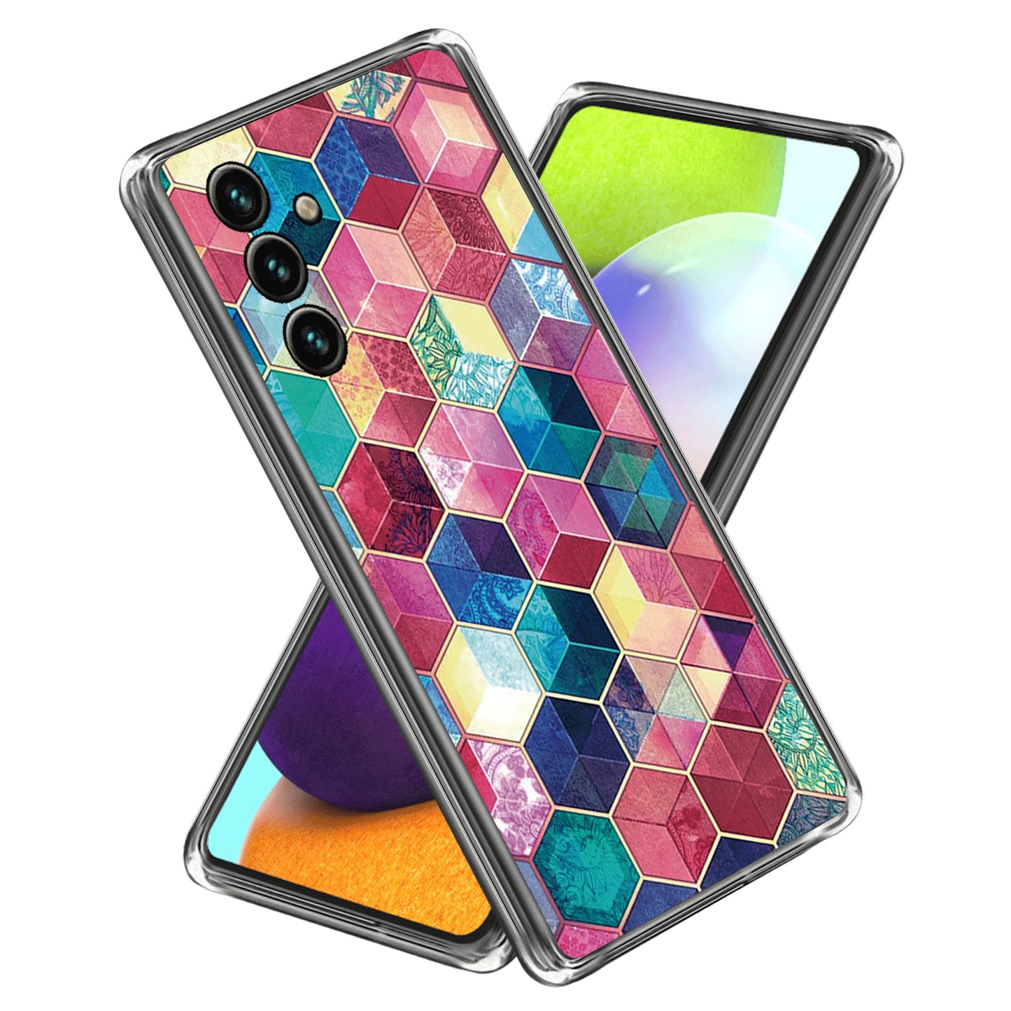 Protective Case for Samsung Galaxy A34 5G Slim Phone Case Pattern Printing IMD TPU Cover