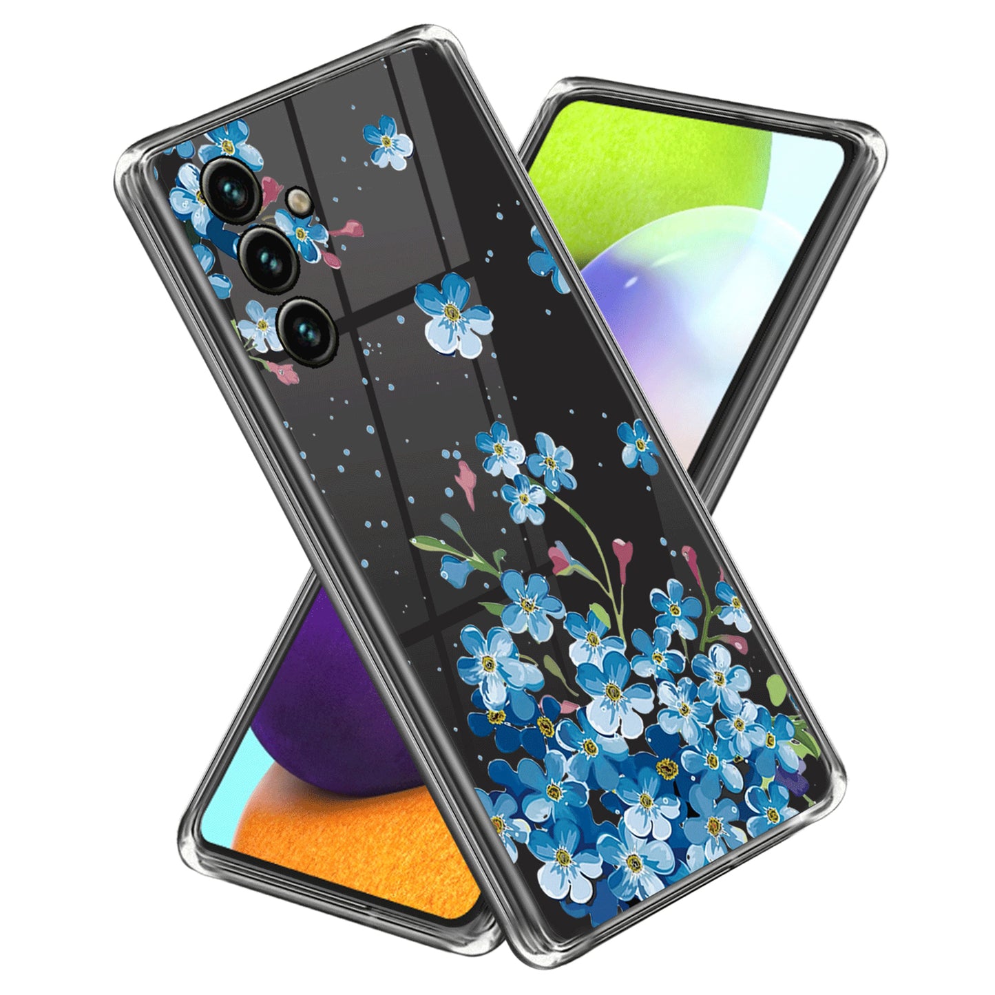 TPU Case for Samsung Galaxy A34 5G Shockproof Case IMD Pattern Printing Phone Cover