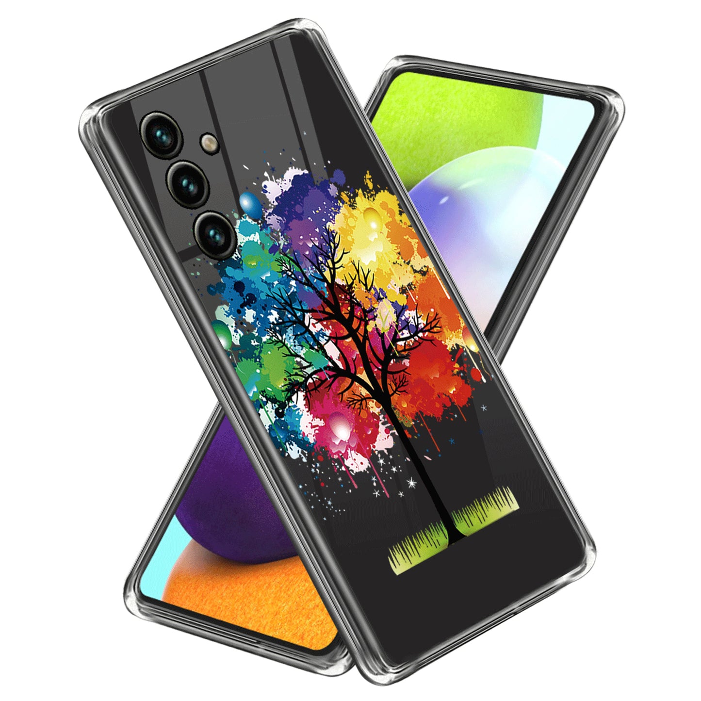 Slim Case for Samsung Galaxy A34 5G Pattern Printing IMD Phone Case Anti-Scratch Soft TPU Cover
