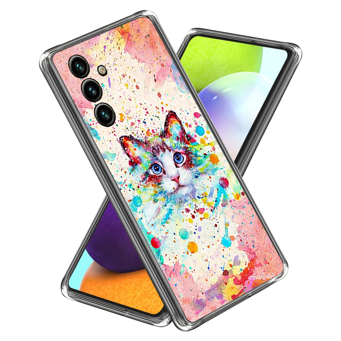 Soft TPU Case for Samsung Galaxy A34 5G Protective Case Pattern Printing IMD Phone Cover
