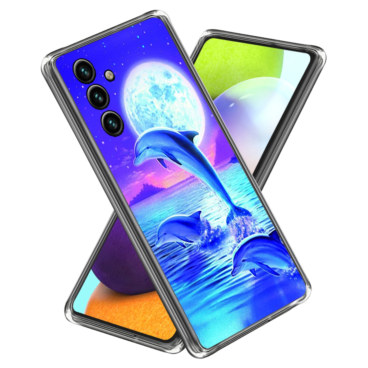 Soft TPU Case for Samsung Galaxy A34 5G Protective Case Pattern Printing IMD Phone Cover