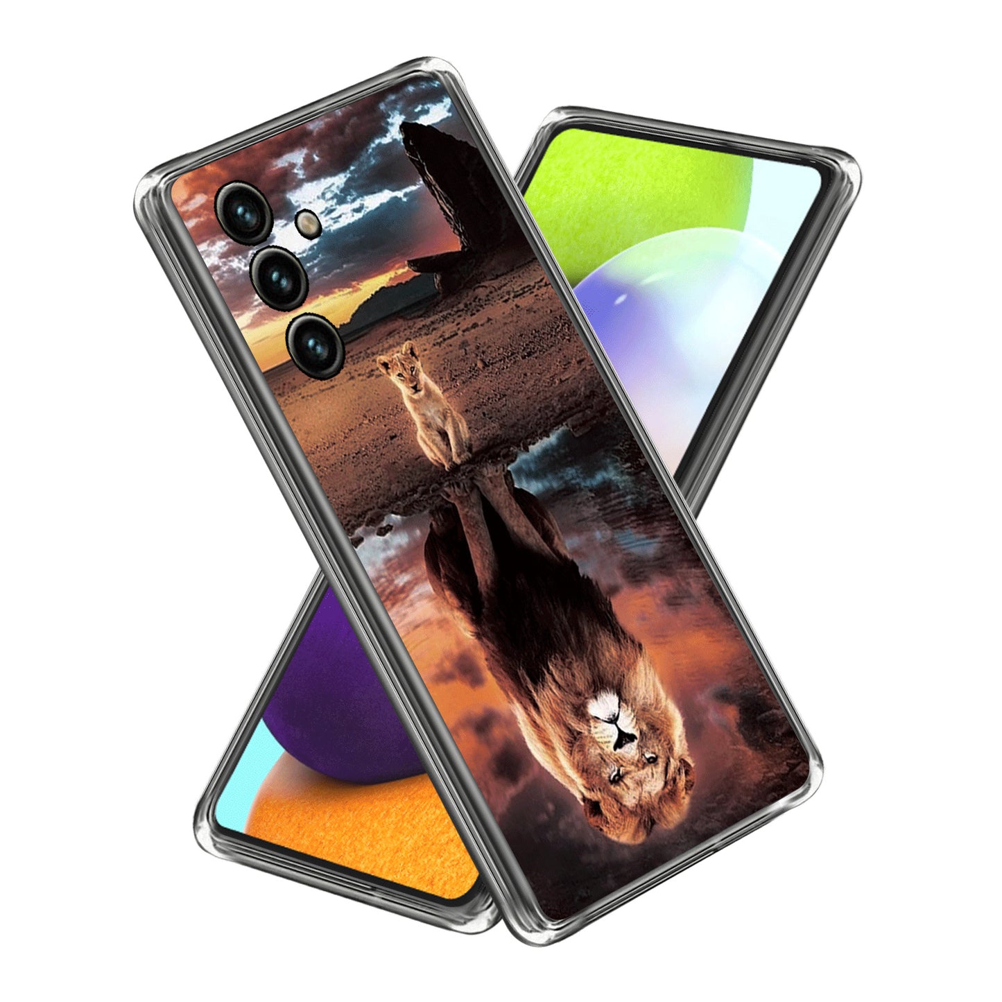 For Samsung Galaxy A54 5G Shockproof Phone Case Pattern Printing IMD TPU Cover