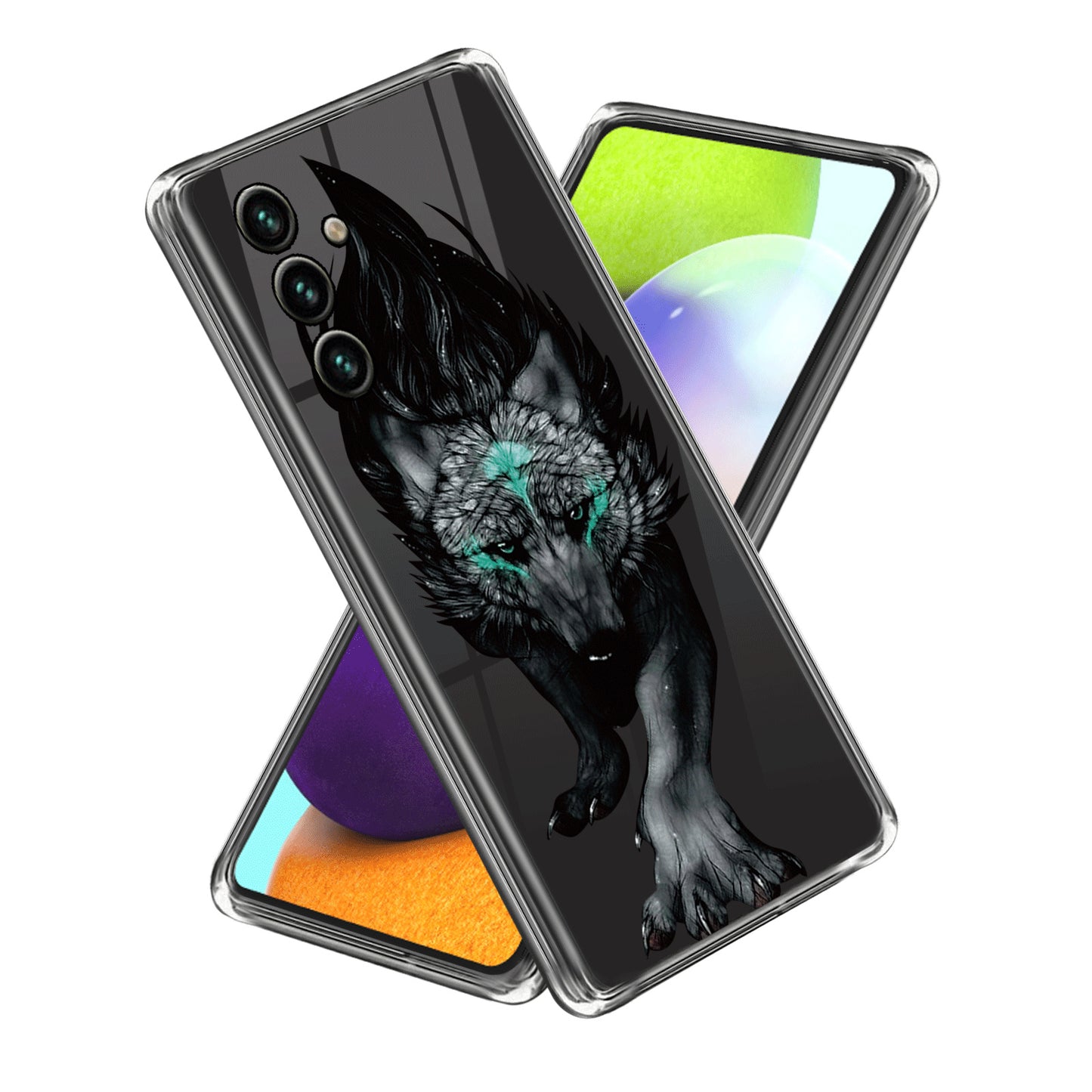 For Samsung Galaxy A54 5G Shockproof Phone Case Pattern Printing IMD TPU Cover