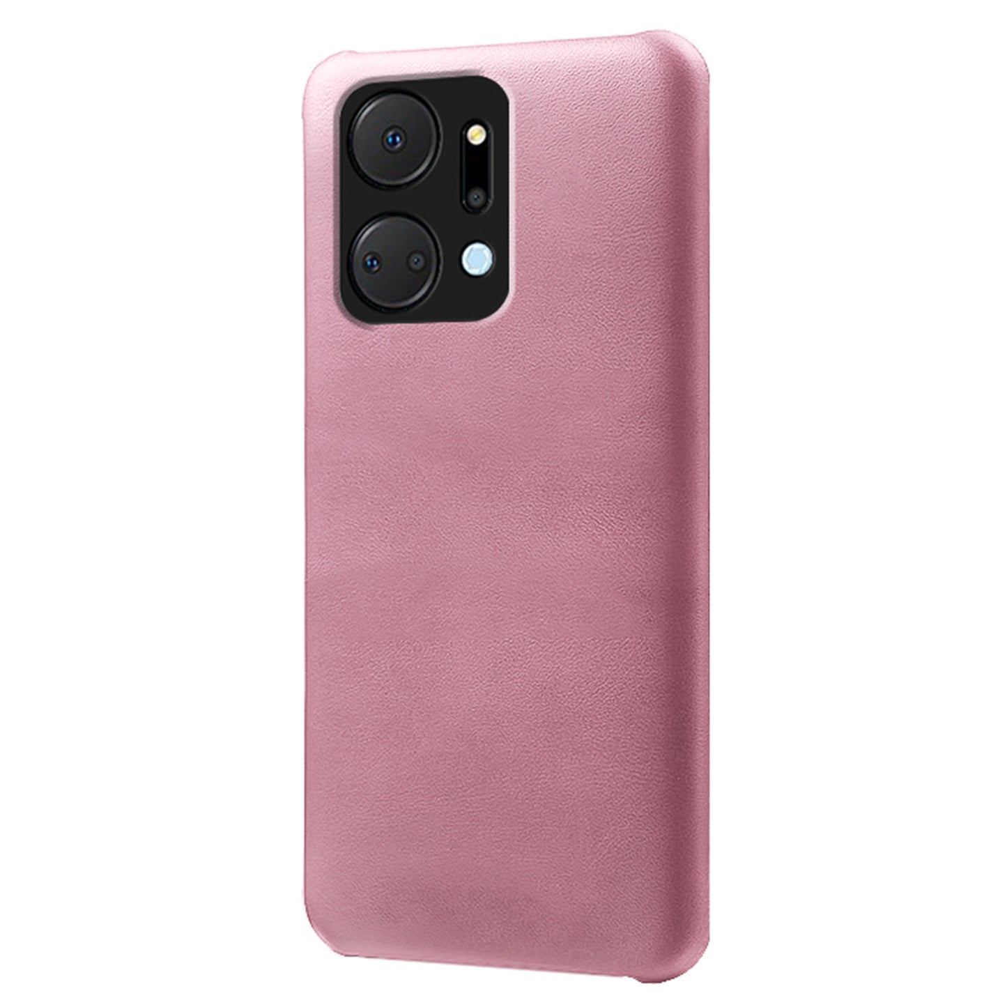For Honor X7a 5G Calf Texture Cell Phone Cover Anti-scratch PU Leather Coated PC Mobile Phone Case
