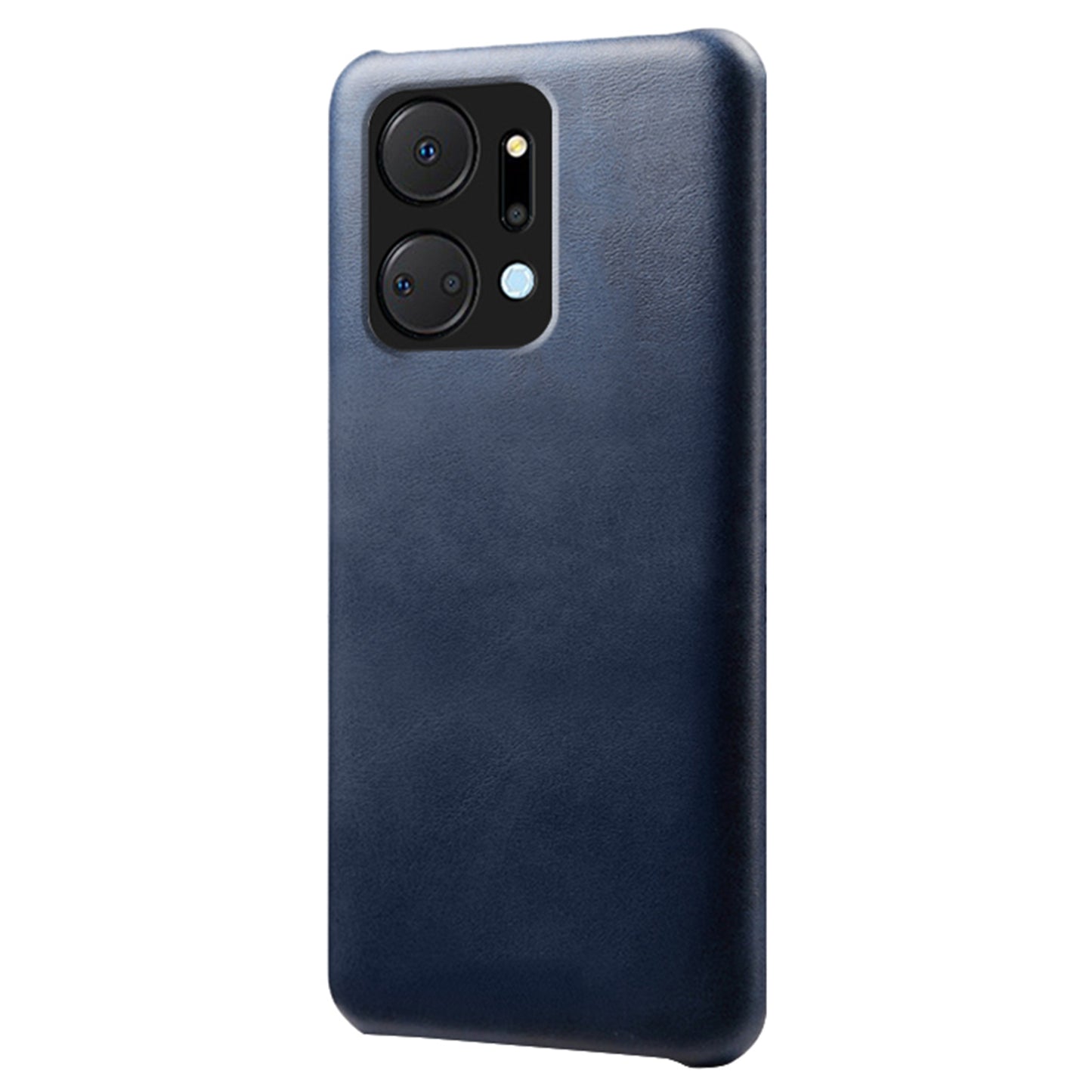 For Honor X7a 5G Calf Texture Cell Phone Cover Anti-scratch PU Leather Coated PC Mobile Phone Case