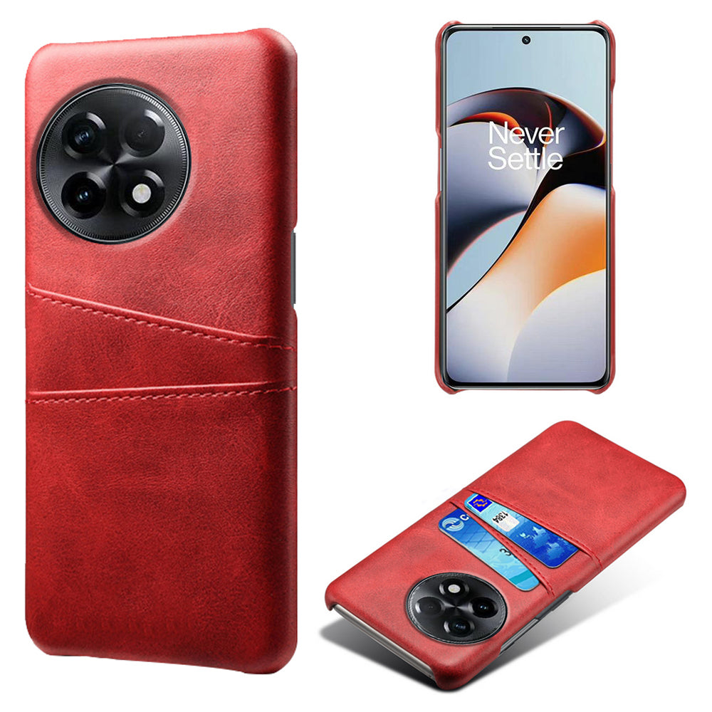 Phone Case for OnePlus Ace 2 5G / 11R 5G , PC+PU Leather Phone Cover Shell with 2 Card Slots