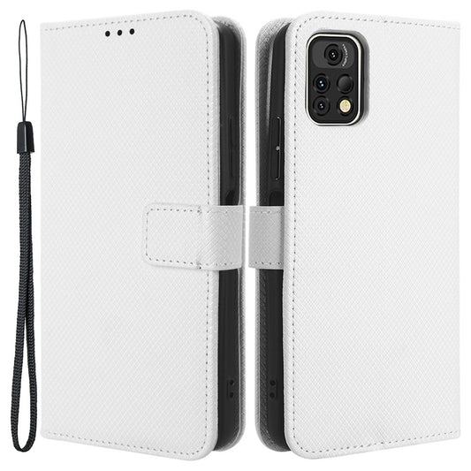 For Umidigi A13 Pro Phone Case Wallet PU Leather Diamond Texture Stand Flip Folio Cover