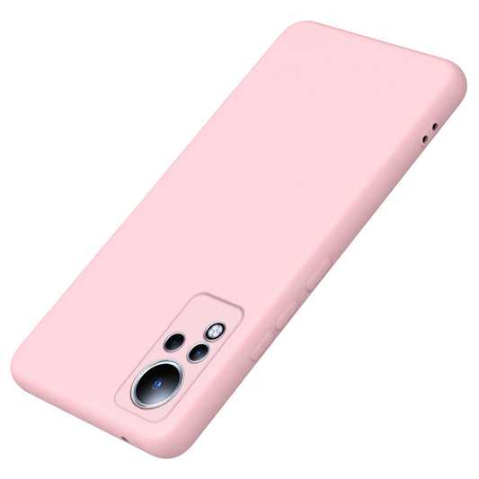 For Infinix Note 11 Rubberized TPU Phone Case 2.2mm Thickness Back Cover with Fiber Lining