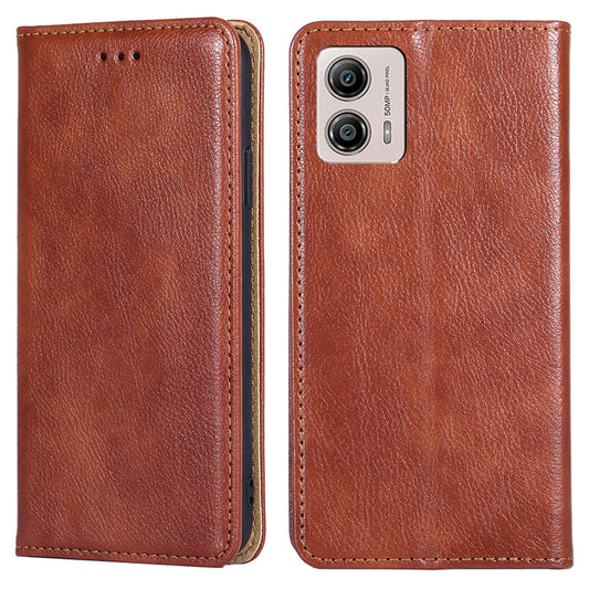 For Motorola Moto G73 5G PU Leather Wallet Phone Case Magnetic Auto-closing Stand Cover