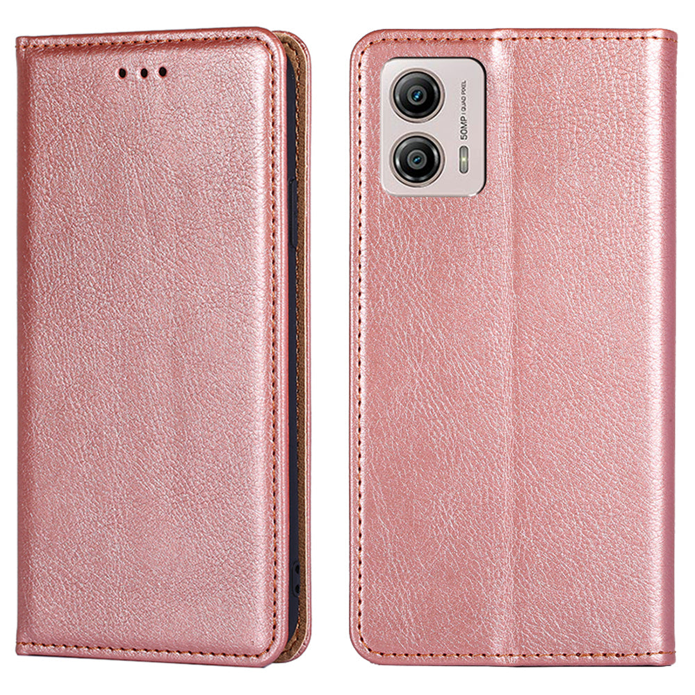 For Motorola Moto G53 5G / G13 4G / G23 4G PU Leather Wallet Magnetic Auto-closing Phone Stand Case Drop-proof Cover