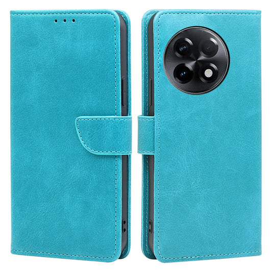 For OnePlus Ace 2 5G / 11R 5G Mobile Phone Cover Calf Texture PU Leather Wallet Stand Protective Case