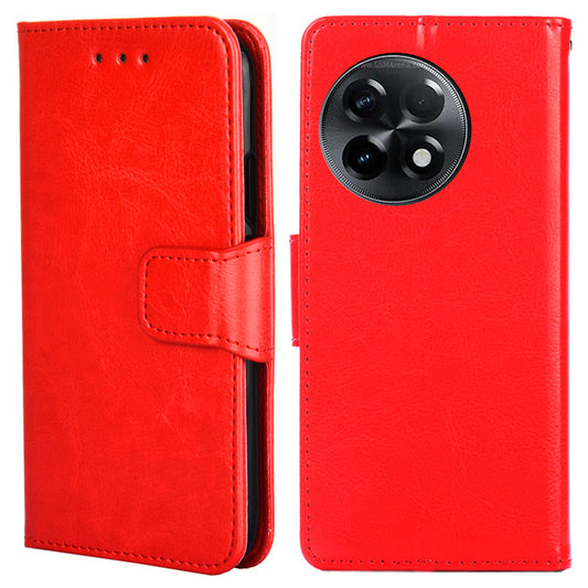 For OnePlus Ace 2 5G / 11R 5G PU Leather Wallet Phone Case Anti-drop Stand Protective Cover