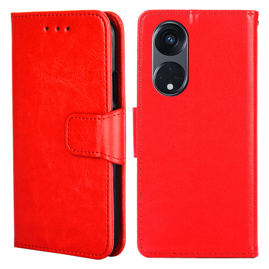 For Oppo Reno8 T 5G / A1 Pro 5G Shockproof PU Leather Phone Case Stand Wallet Cell Phone Cover