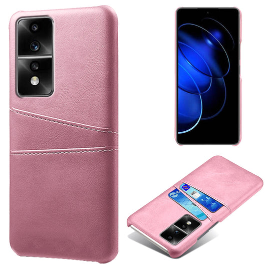 Dual Card Slots Phone Cover for Honor 80 GT 5G , PU Leather Coated+PC Phone Case