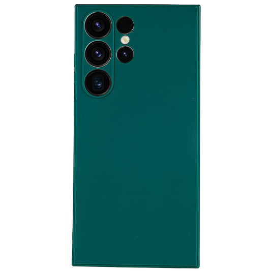 For Samsung Galaxy S23 Ultra Straight Edge Phone Case Precise Cutout Soft TPU Cover