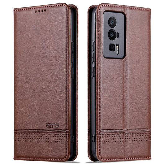 AZNS For Xiaomi Poco F5 Pro 5G / Redmi K60 Pro 5G / K60 5G Leather Phone Case Stand Phone Wallet Cover