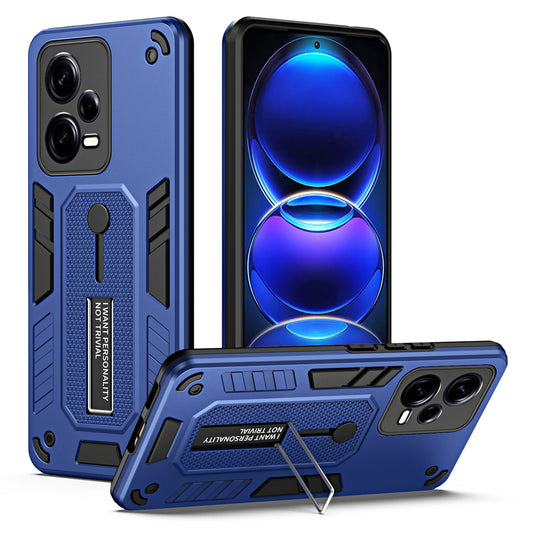 For Xiaomi Redmi Note 12 Pro+ 5G Phone Cover Kickstand PC+TPU Smartphone Phone Case