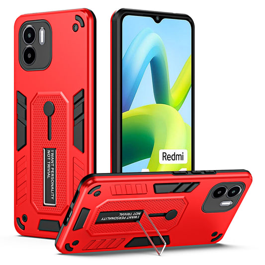 For Xiaomi Redmi A1 4G / A2 4G Kickstand Phone Case Finger Ring Strap PC+TPU Phone Cover
