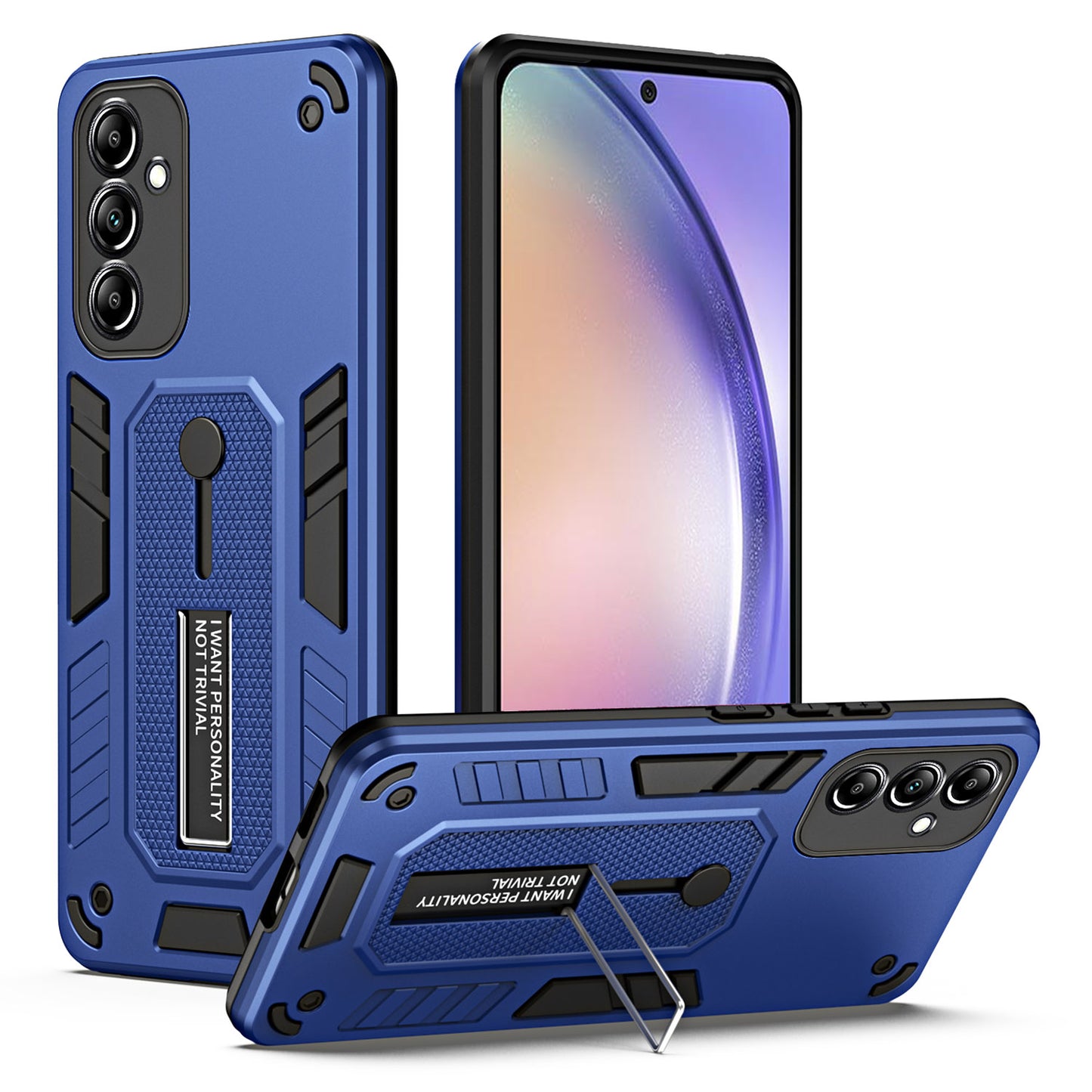 For Samsung Galaxy A54 5G TPU + PC Dual Layer Protection Kickstand Phone Case