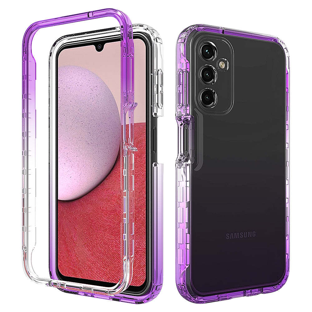 Gradient Phone Case for Samsung Galaxy A14 5G , TPU + PC Anti-Scratch Cover