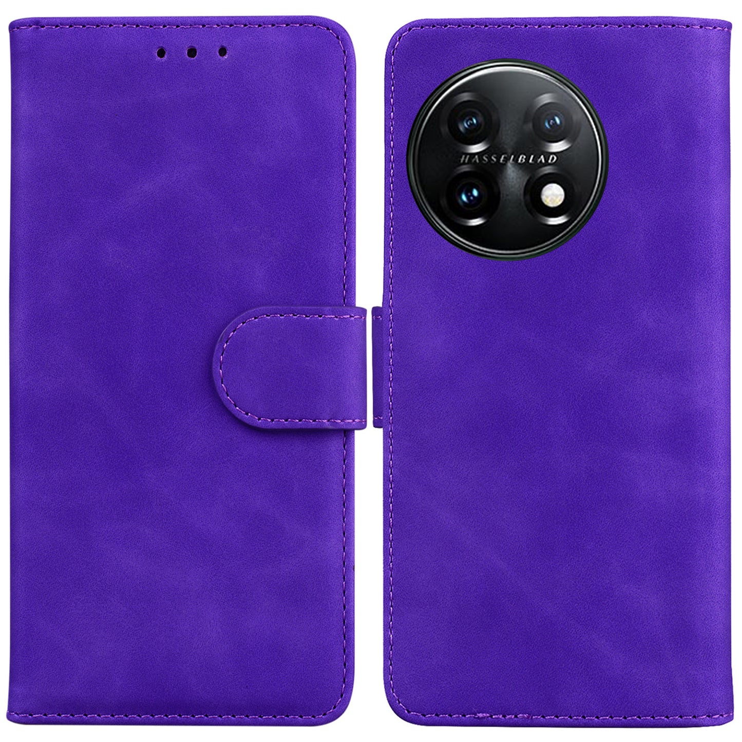 For OnePlus 11 5G Full Protection Phone Case PU Leather Smartphone Cover with Wallet Stand