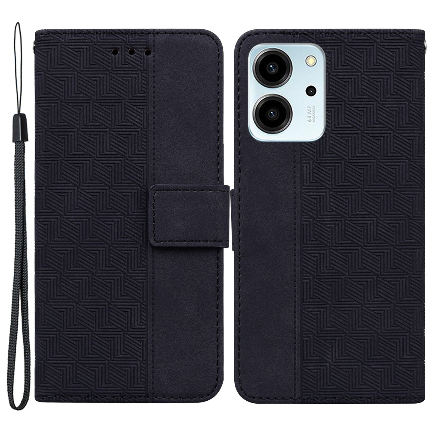For Honor 80 SE 5G Anti-scratch Smartphone Case Phone Wallet Stand Imprinted Leather Phone Cover