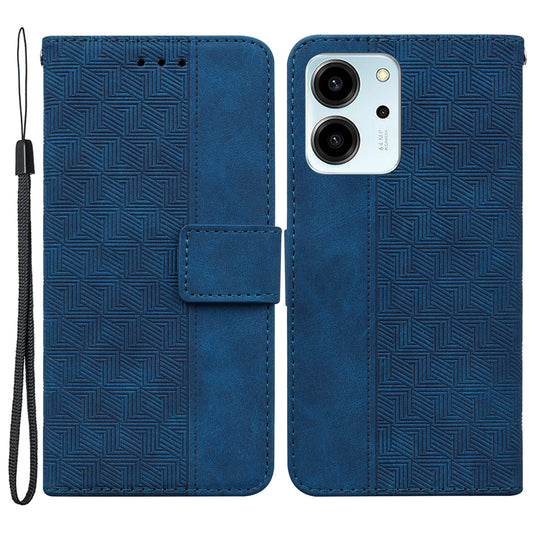 For Honor 80 SE 5G Anti-scratch Smartphone Case Phone Wallet Stand Imprinted Leather Phone Cover