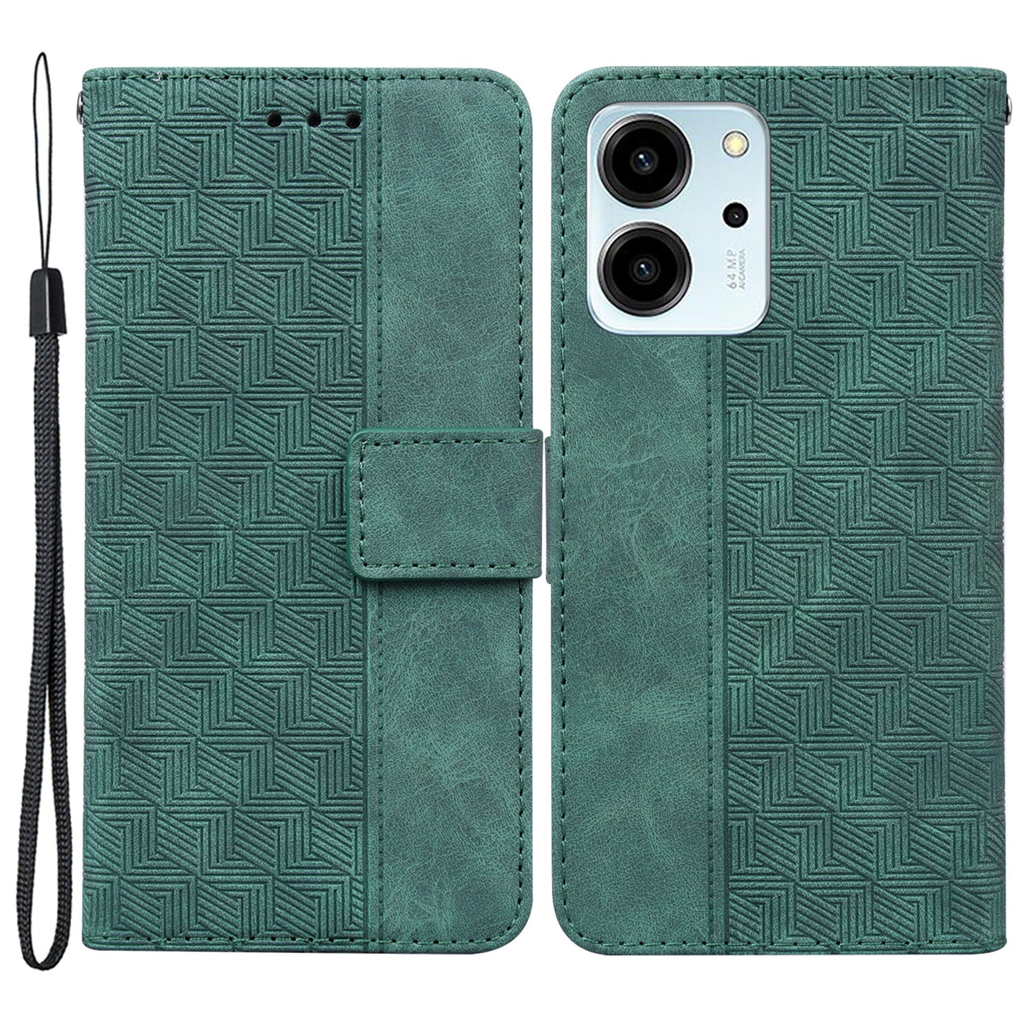 For Honor 80 SE 5G Anti-scratch Smartphone Case Phone Wallet Stand Imprinted Leather Phone Cover