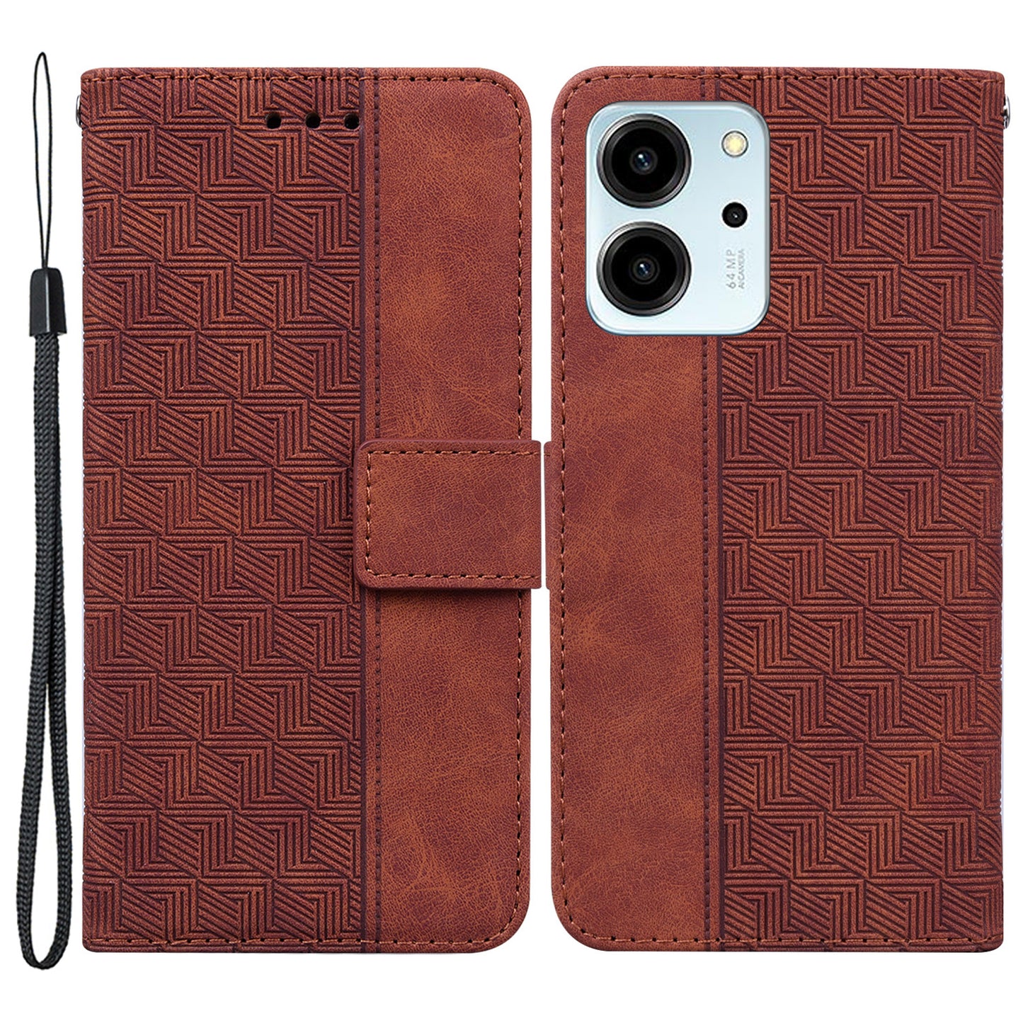 For Honor 80 SE 5G Anti-scratch Smartphone Case Phone Wallet Stand Imprinted Leather Phone Cover