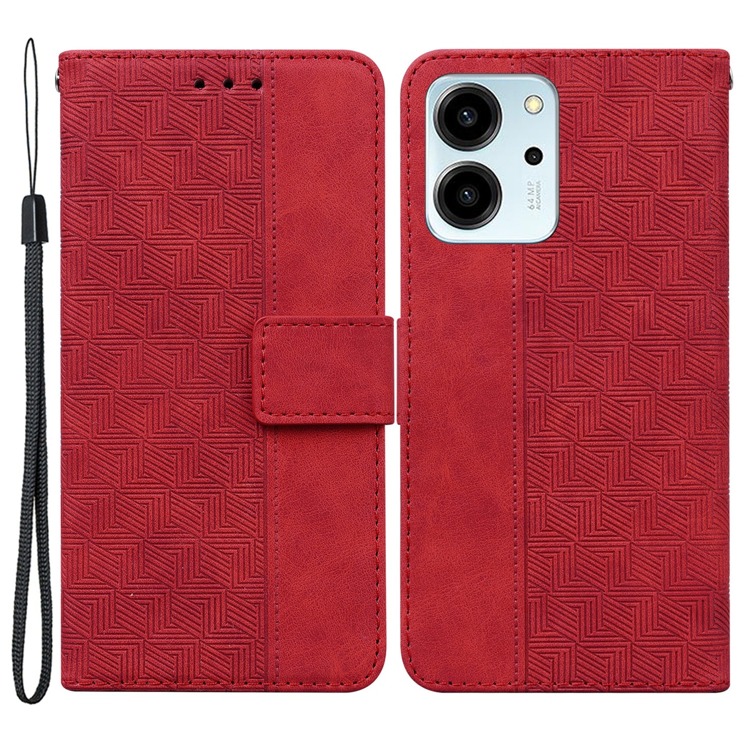 For Honor 80 SE 5G Anti-scratch Smartphone Case Phone Wallet Stand Imprinted Leather Phone Cover