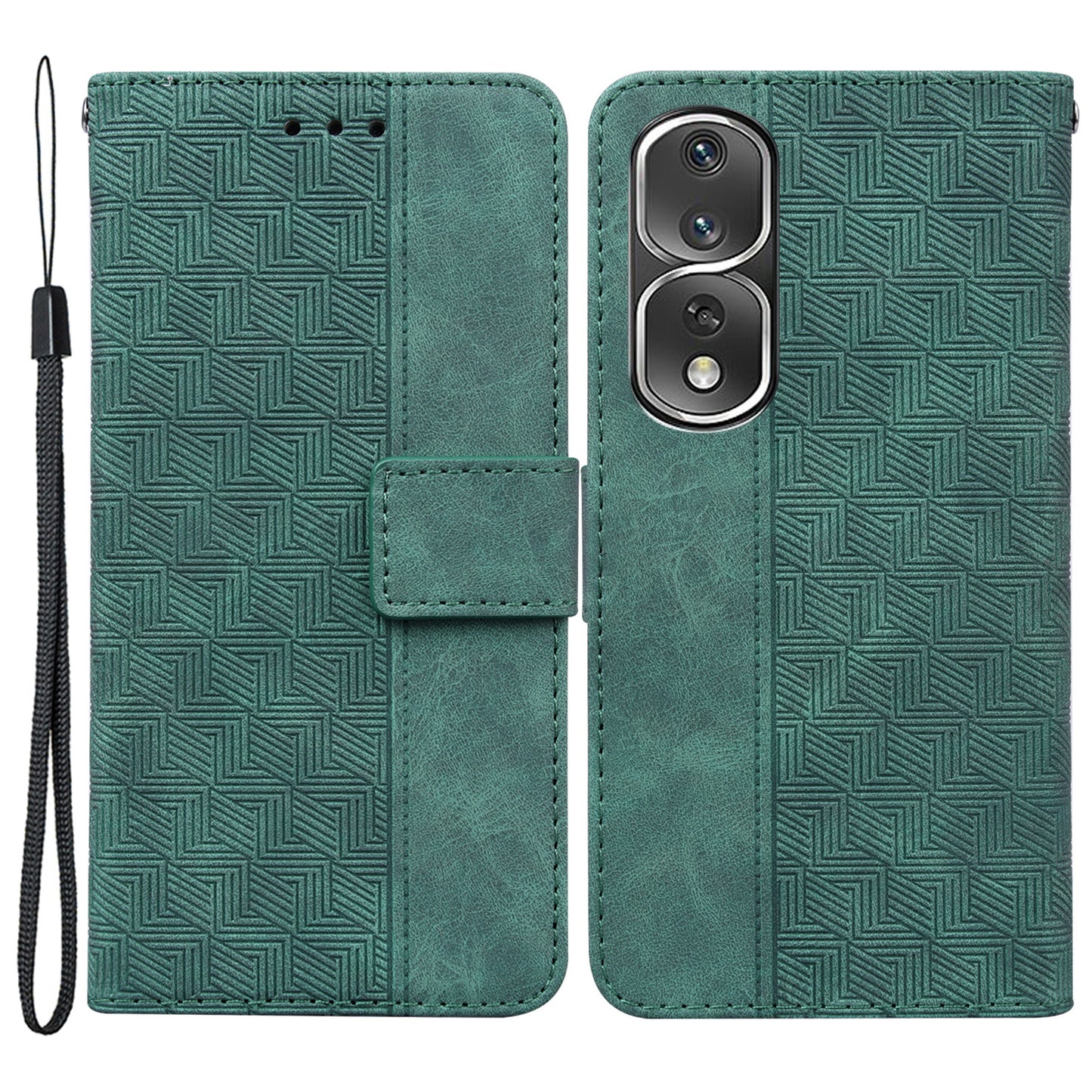 For Honor 80 Pro 5G Full Protection Cell Phone Cover Imprinted Leather Phone Case with Stand Wallet