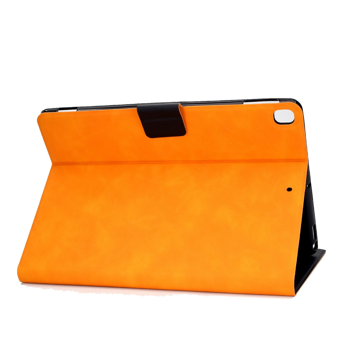 For iPad 10.2 (2020) (2019) / iPad Air 10.5 inch (2019) Calf Textured Leather Tablet Case Card Holder Adjustable Stand Protective Cover
