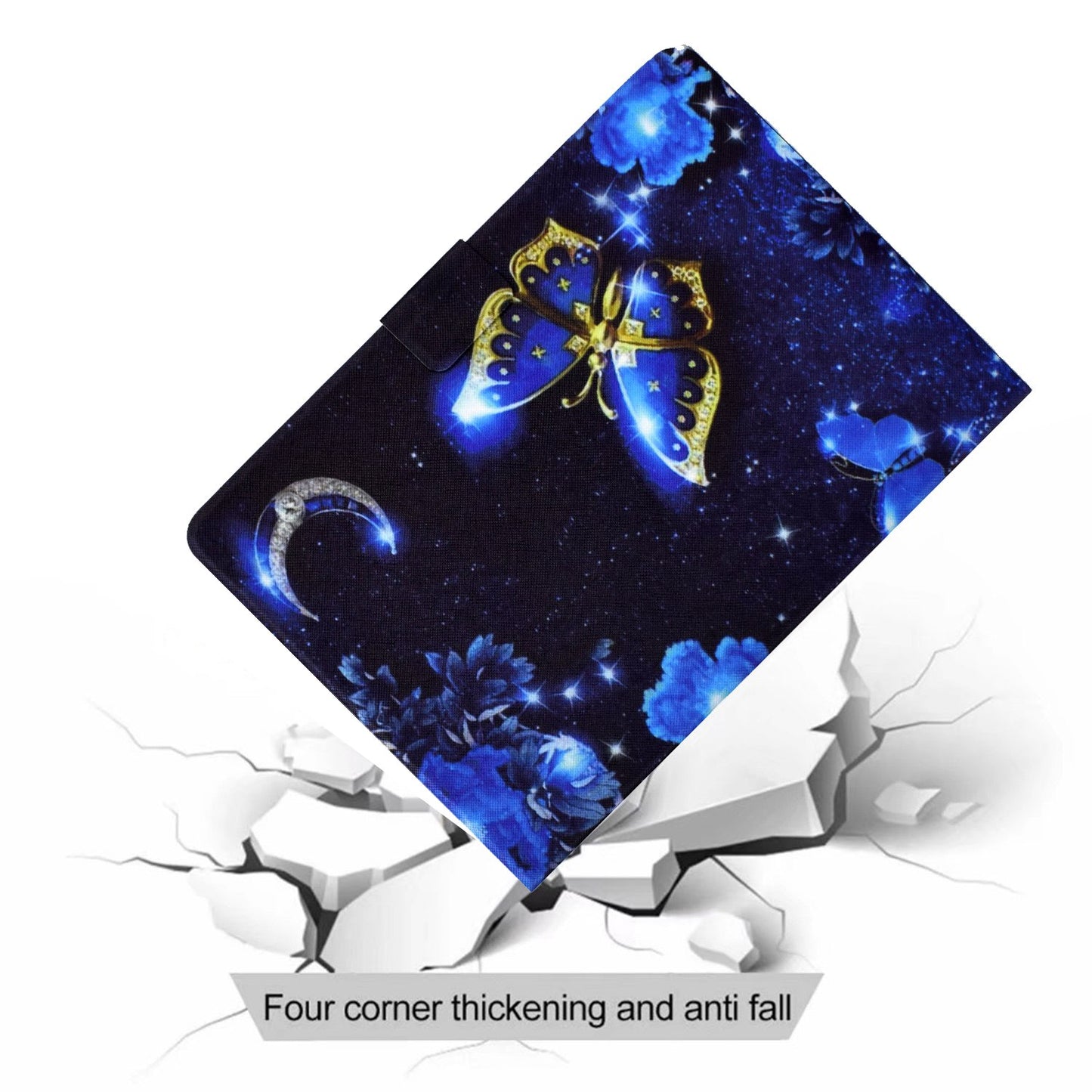 For iPad 10.2 (2020) / (2019) / iPad Air 10.5 inch (2019) Card Slots Stand Leather Case Pattern Printing Magnetic Clasp Tablet Cover