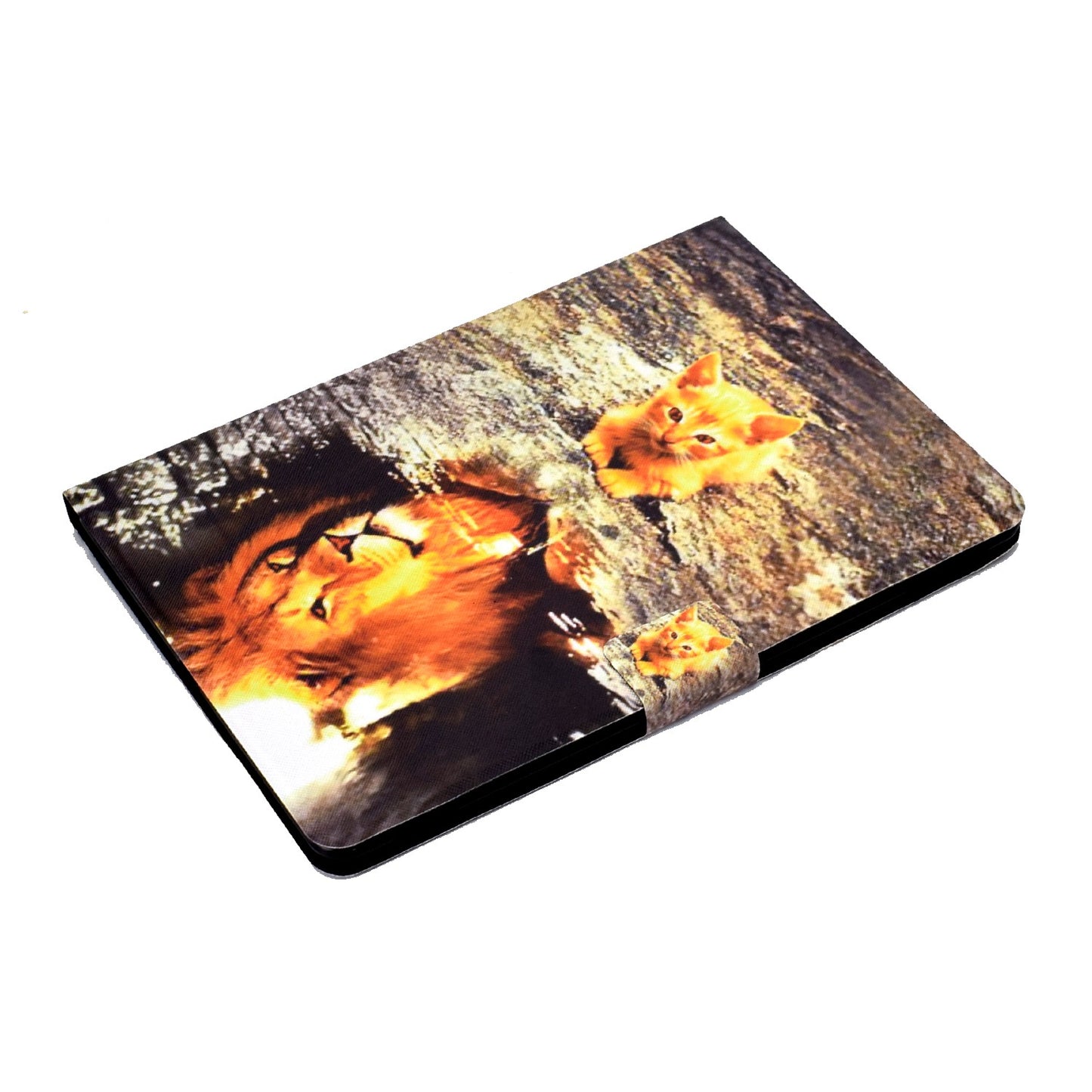 For iPad 10.2 (2020) / (2019) / iPad Air 10.5 inch (2019) Card Slots Stand Leather Case Stylish Pattern Printing Shockproof Magnetic Anti-fall Tablet Cover