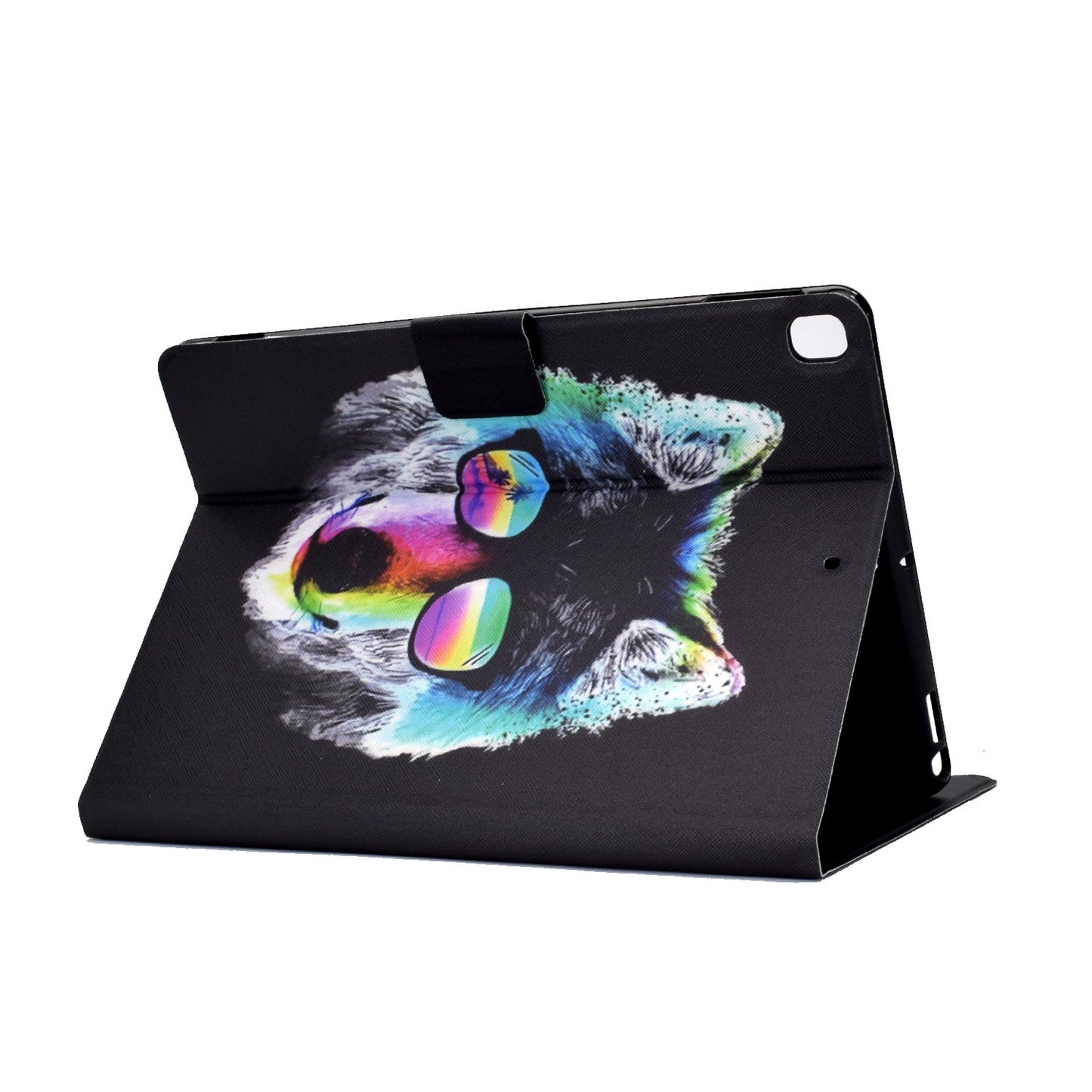 For iPad 10.2 (2020) / (2019) / iPad Air 10.5 inch (2019) Card Slots Stand Leather Case Stylish Pattern Printing Shockproof Magnetic Anti-fall Tablet Cover