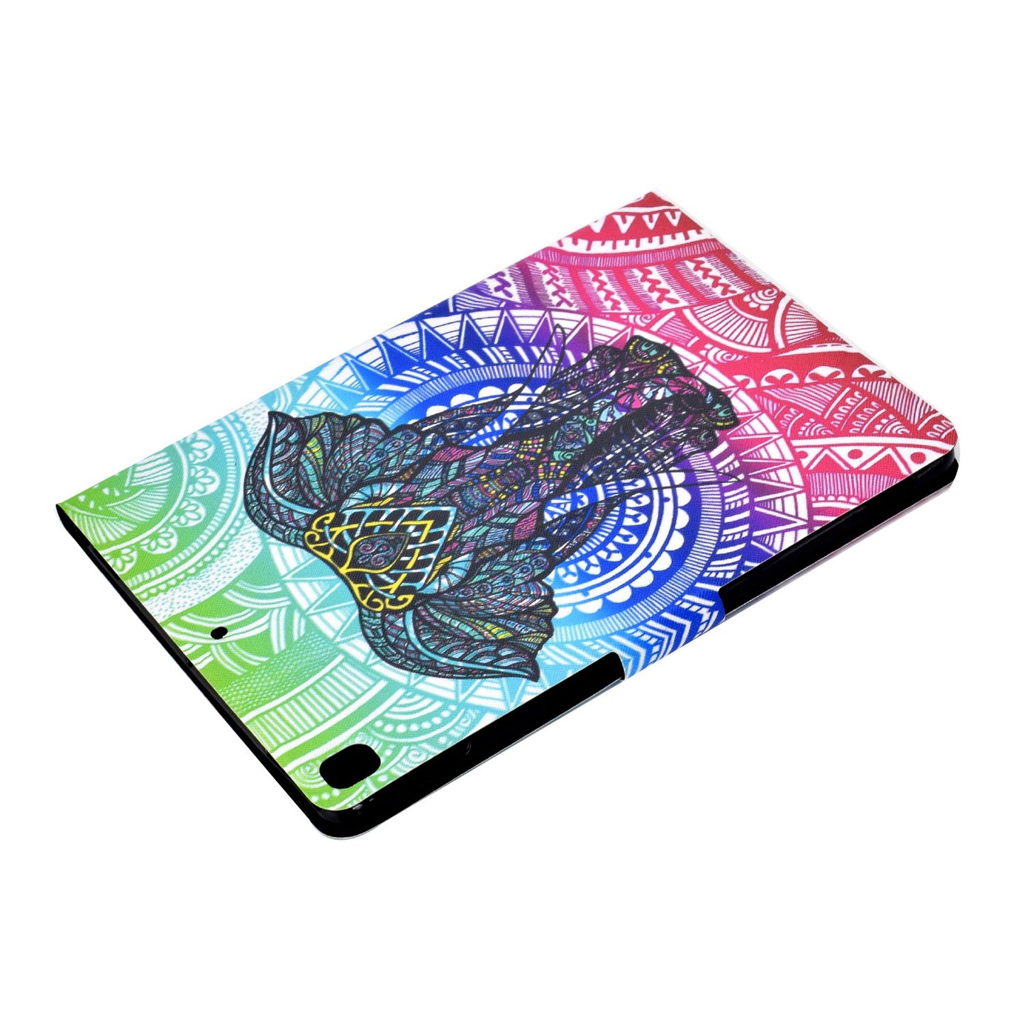 For iPad 10.2 (2020) / (2019) / iPad Air 10.5 inch (2019) Card Slots Stand Leather Case Stylish Pattern Printing Shockproof Magnetic Anti-fall Tablet Cover