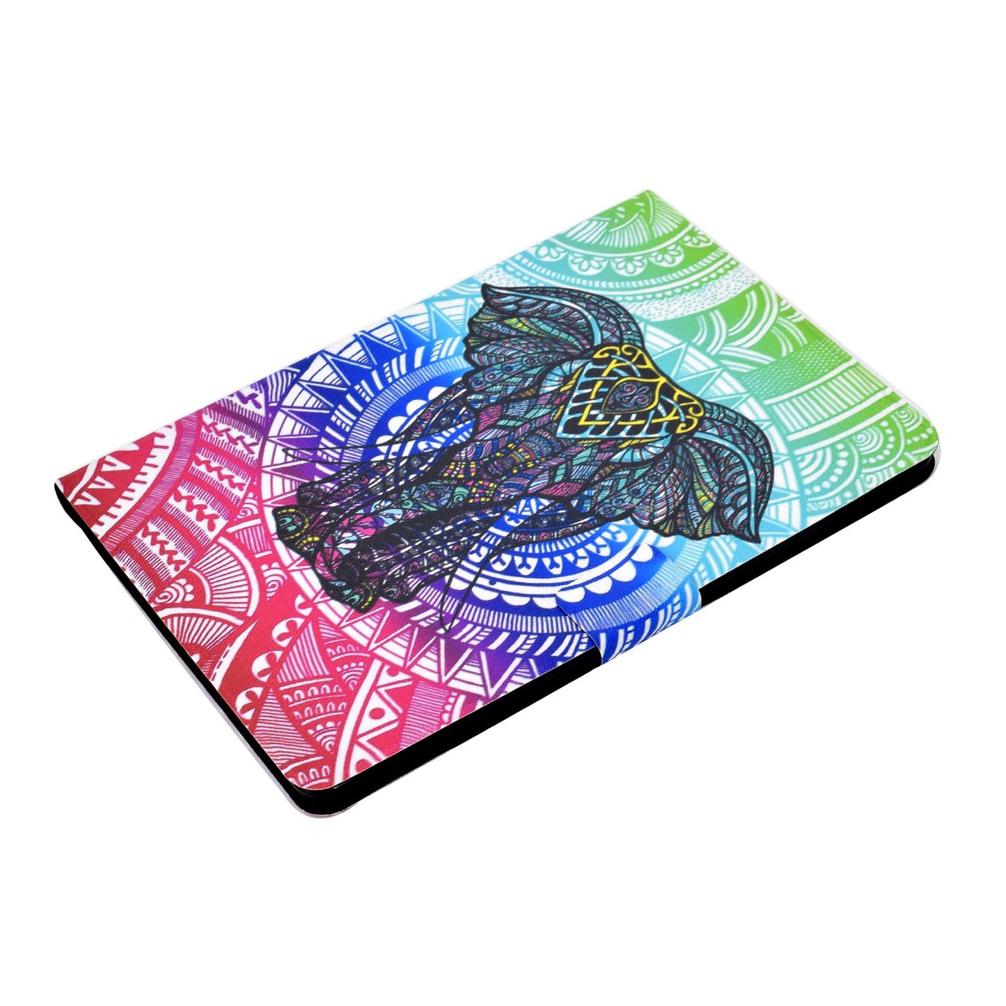 For iPad 10.2 (2020) / (2019) / iPad Air 10.5 inch (2019) Card Slots Stand Leather Case Stylish Pattern Printing Shockproof Magnetic Anti-fall Tablet Cover